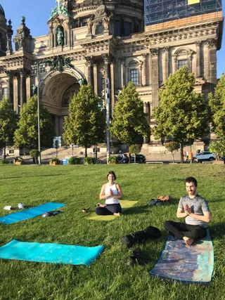 יוגה בחוץ, בהתחלה הייתי סקפטית
