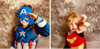 וונדר וומן וקפטן אמריקה שלנו לוחמים בקורונה