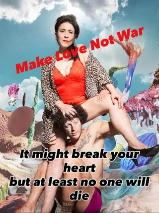 Make Love Not War poster